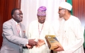 PRESIDENT BUHARI RECEIVED OBASANJO PRESIDENTIAL LIB TEAM 2