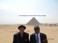At the Egyptian pyramid