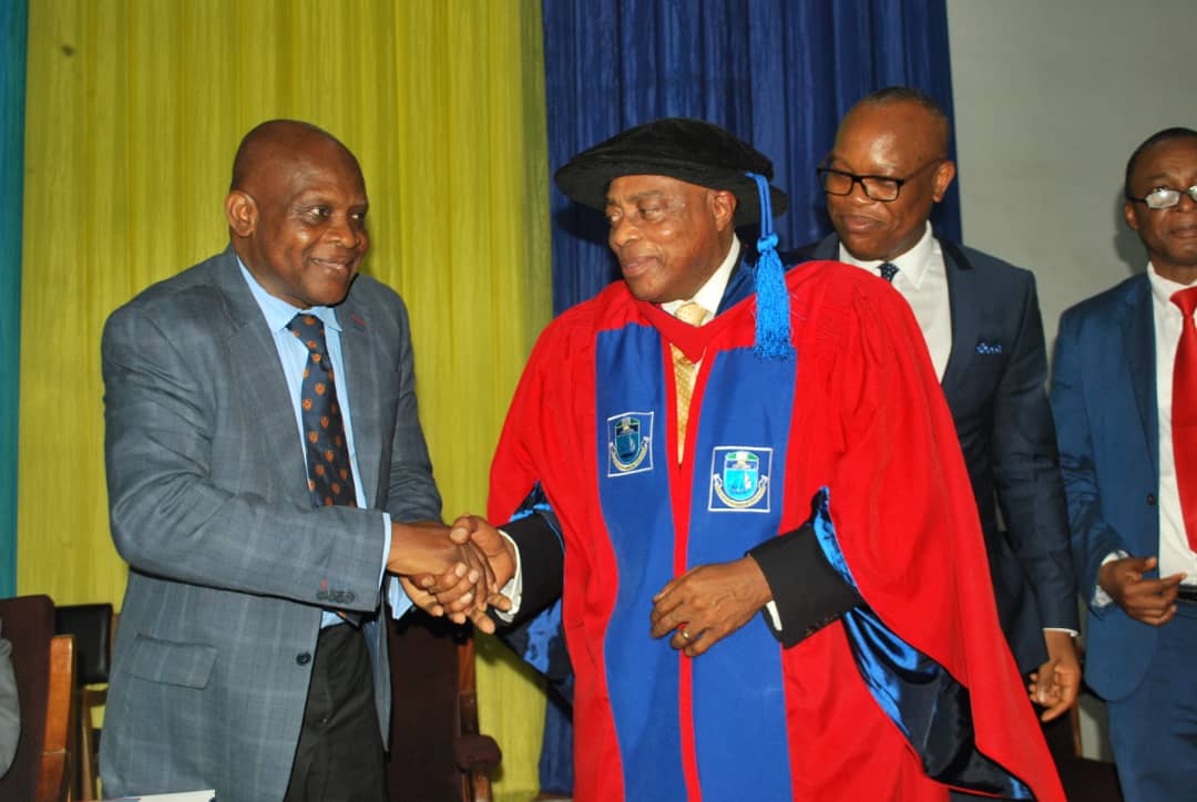 40th Year Celebration of Medical Education in the College of Health Sciences University of Port Harcourt on 3rd December 2019. Induction of Emeritus Professor Nimi Briggs as Medical Elder